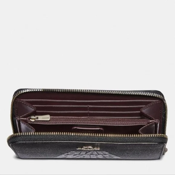 COACH Star Wars Accordion Wallet In signature Canvas With Motif